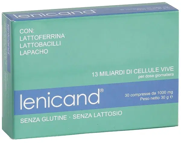 Lenicand Integratore Contro la Candida 30 Compresse