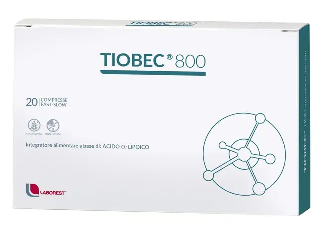 Laborest Tiobec 800 Integratore per il Metabolismo Energetico 20 Compresse