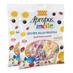 Apropos Melle Gelées Alla Propoli Per La Gola Gusti Frutta Assortiti 80 g