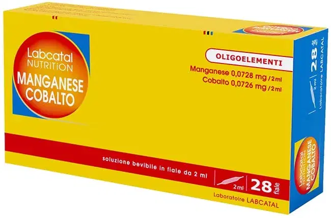 Oligosol Labcatal Manganese Cobalto Soluzione Orale 28 Fiale
