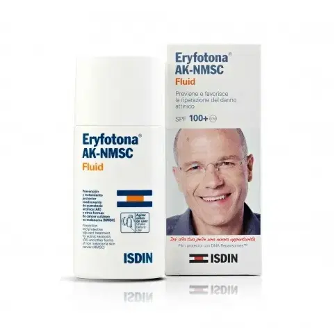 ISDIN Linea Solare SPF100+ Eryfotona AK-NMSC Fluid Fluido Viso e Corpo 50 ml