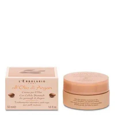 L'erbolario Olio Di Argan Crema Viso Trattamento Intensivo Antiage 50 ml