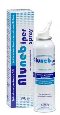 Aluneb Iper Spray Nasale Soluzione Ipertonica 3% Decongestionante 125 ml