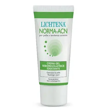 Lichtena NORMA ACN Crema Gel Seboregolatrice Idratante Opacizzante 40 ml