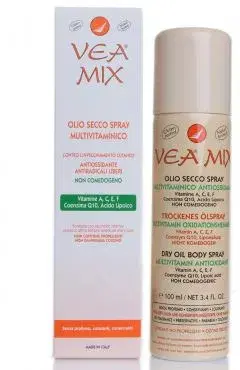 VEA Mix Olio Secco Spray Multivitaminico Per Pelle Secca o Arrossata 100ml