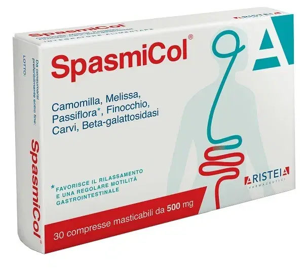 Aristeia Farmaceutici Linea Intestino Sano Spasmicol Integratore 30 Compresse