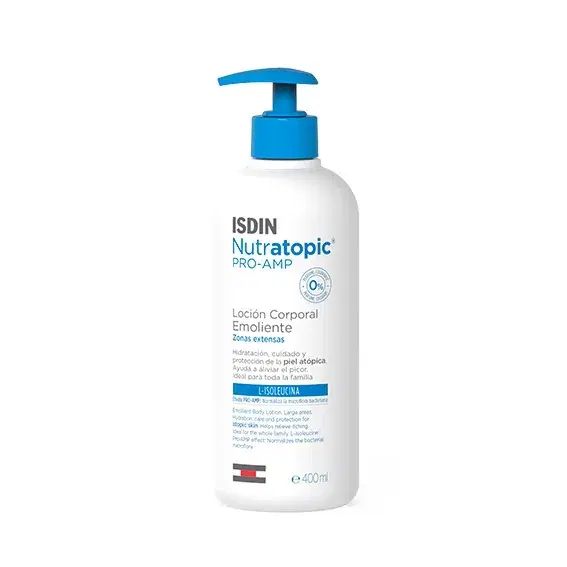 ISDIN Linea Nutratopic Pro-AMP Lozione Emolliente Lenitiva Corpo 400 ml