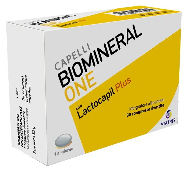 Biomineral One con Lactopil Plus Integratore per Capelli Deboli 30 Compresse
