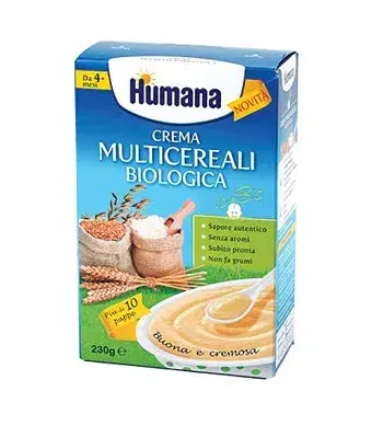 Humana Crema Multicereali Biologica Buona e Cremosa 230 g