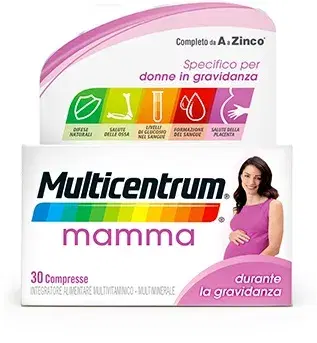 Multicentrum Mamma Integratore Alimentare Multivitaminico 30 compresse