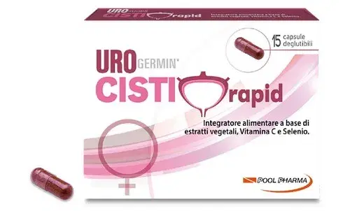 Urogermin Rapid Integratore Benessere Vie Urinarie 15 Capsule