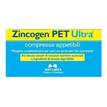Nbf Lanes Zincogen Pet Ultra Integratore Difese Immunitarie Cani e Gatti 60 Comp
