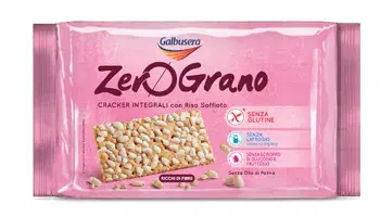 Zerograno Cracker Integrali con Riso Soffiato Senza Glutine 360 g