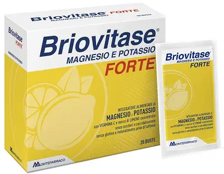 Briovitase Vitamine Minerali Forte Integratore di Magnesio e Potassio 20 bustine