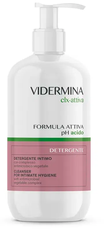 Vidermina CLX Detergente Intimo pH Acido (5.5) Formula Attiva 500 ml