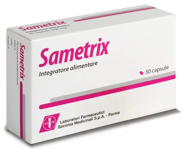Savoma Medicinali Linea Capelli Sani Sametrix Integratore Alimentare 30 Capsule