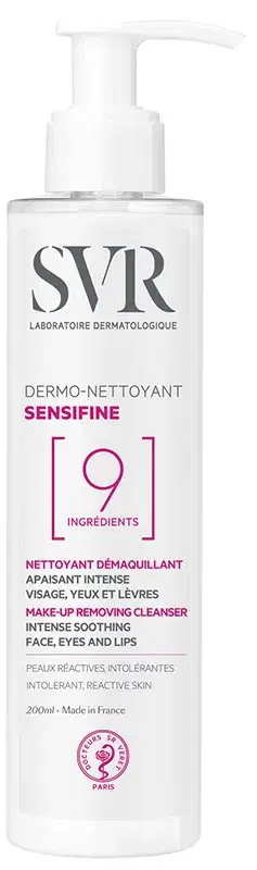 SVR Sensifine Dermo Nettoyant Detergente Struccante con Effetto Lenitivo 200 ml