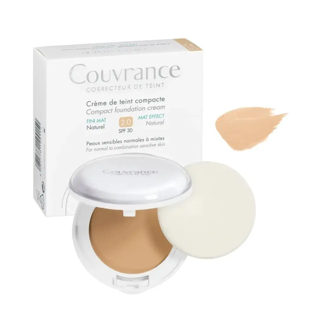 Avene Couvrance Crema Compatta Effetto Mat Vellutato Pelli Miste 2.0 Naturale