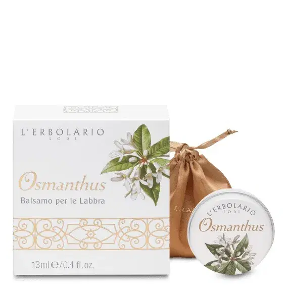 L'erbolario Osmanthus Balsamo Labbra Idratante con Sacchetto In Raso 13 ml