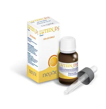 Neoox Group Linea Salute Occhi LUTEIN D3 Integratore Alimentare Gocce 15 ml