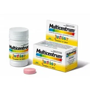 Multicentrum Junior Integratore Vitamine Minerali 30 Compresse Masticabili