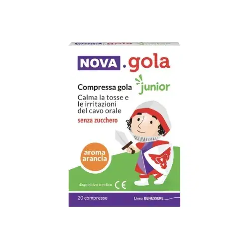 Nova Gola Junior Arancia 20 Compresse