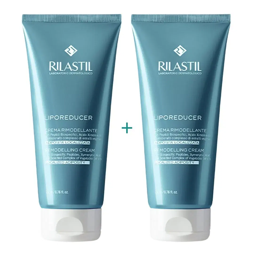 Rilastil Liporeducer Crema rimodellante per le Adiposità Localizzate 2 x 200 ml