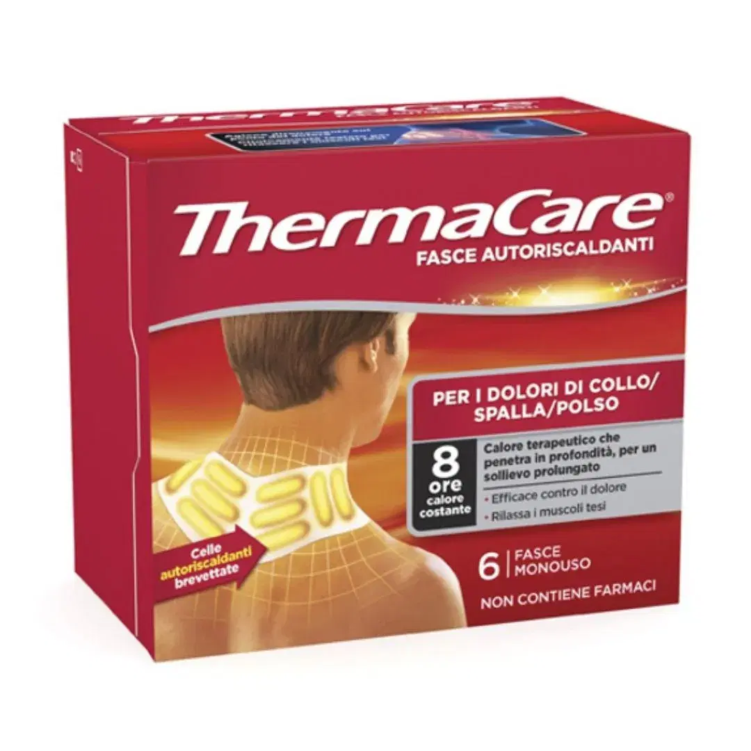 Thermacare Fasce Autoriscaldanti Collo Spalla Polso 6 Pezzi