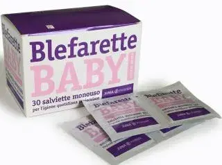 Blefarette Baby Salviette Oculari Monouso per l'Igiene Perioculare 30 Pezzi