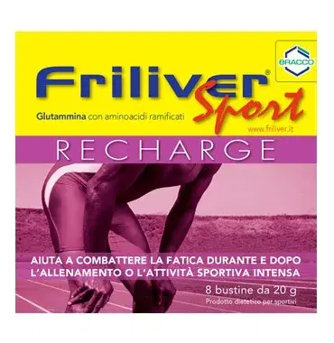 Friliver Linea Vitamine Minerali Sport Recharge Integratore Alimentare 8 Buste