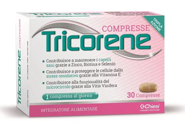Tricorene Integratore Alimentare per Capelli Sani 30 Capsule