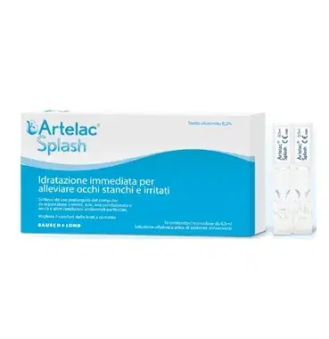 Baush & Lomb Linea Salute degli Occhi Artelac Splash Collirio 10 Flaconcini