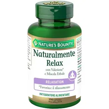 Nature's Bounty Naturalmente Relax Integratore Rilassamento 100 Capsule