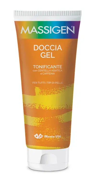 Massigen Doccia Gel Tonificante con Centella Asiatica e Caffeina 200 ml