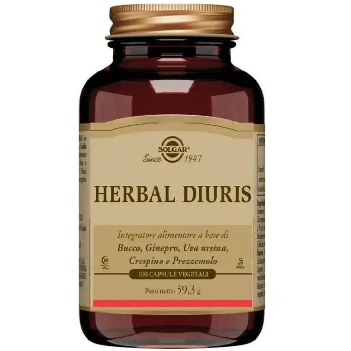 Solgar Herbal Diuris 100 Capsule Vegetali