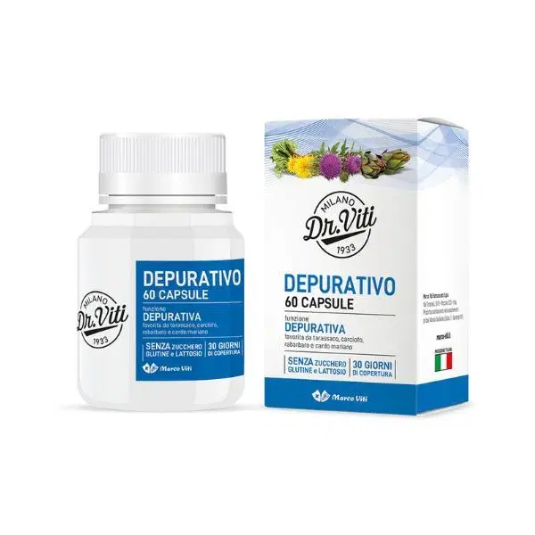 Dr. Viti Depura Integratore Antiossidante E Depurativo 60 Capsule