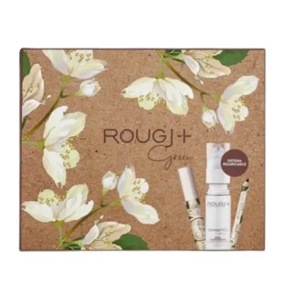 Rougj Cofanetto Christmas Green Siero elasticizzante + Matita Occhi + Mascara