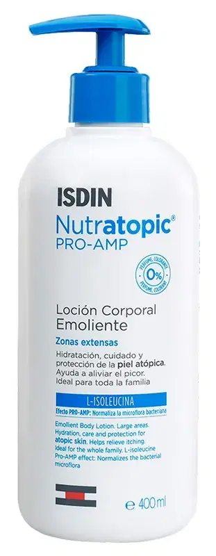 Isdin Nutratopic Pro-amp Lozione Emolliente per Pelle Atopica 400 ml