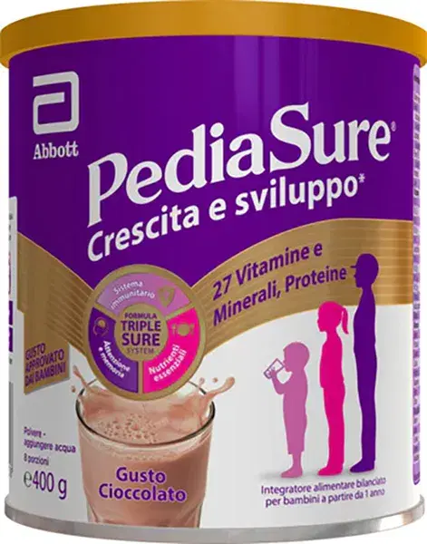 Pediasure Crescita & Sviluppo Rinforza Cioccolato 850g