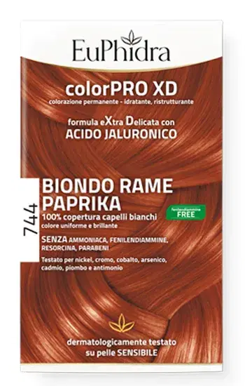 Euphidra ColorPRO XD 744 Biondo Rame Paprika Tintura Extra Delicata