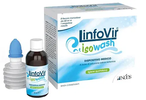 Linfovir Isowash Soluzione Salina Isotonica 8 Flaconi Da 60ml