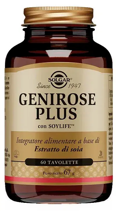 Solgar Genirose Plus Integratore per i Disturbi della Menopausa 60 Tavolette