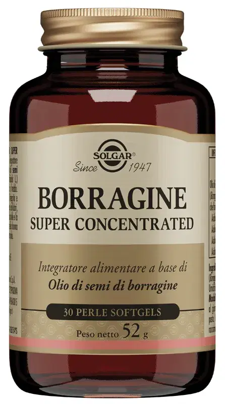 Solgar Borragine Super Concentrated Integratore Alimentare 30 Perle Softgel