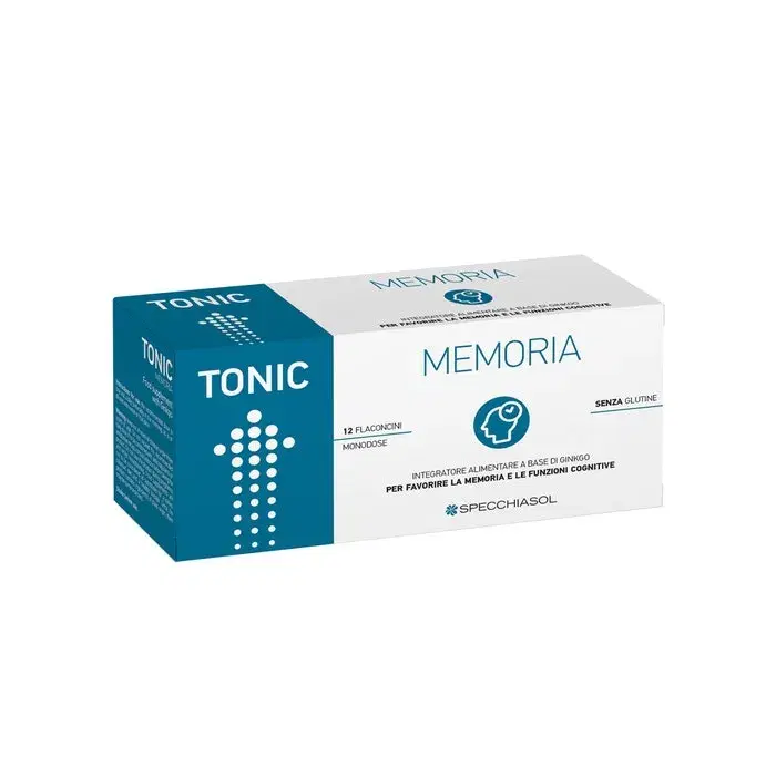 Specchiasol Tonic Memoria Integratore Memoria 12 Flaconcini