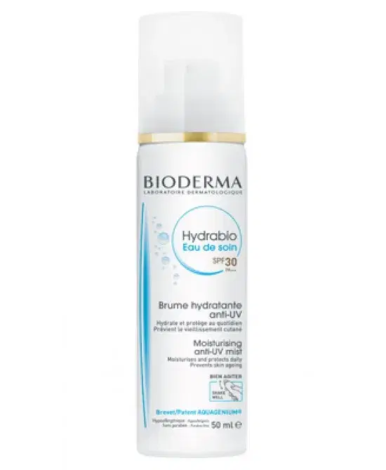 Bioderma Linea Hydrabio Eau de Soin SPF30 Acqua Trattante Protettiva Spray 50 ml