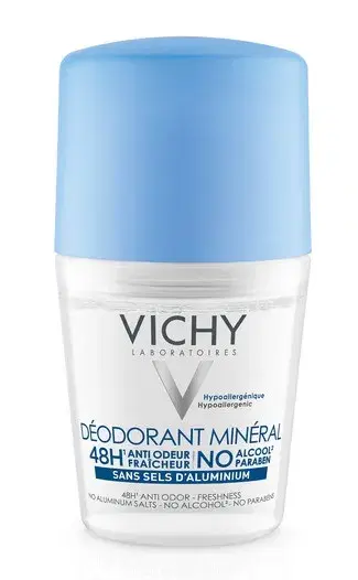 Vichy Deodorante Minerale 48h Ipoallergenico per Pelli Sensibili 50 ml