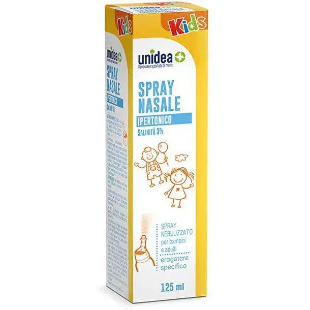 Unidea Acqua Mare Ipertonica Spray Nasale Bambino 125ml