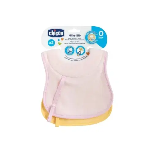 Chicco Bavaglini 0m+ Rosa 2 Pezzi