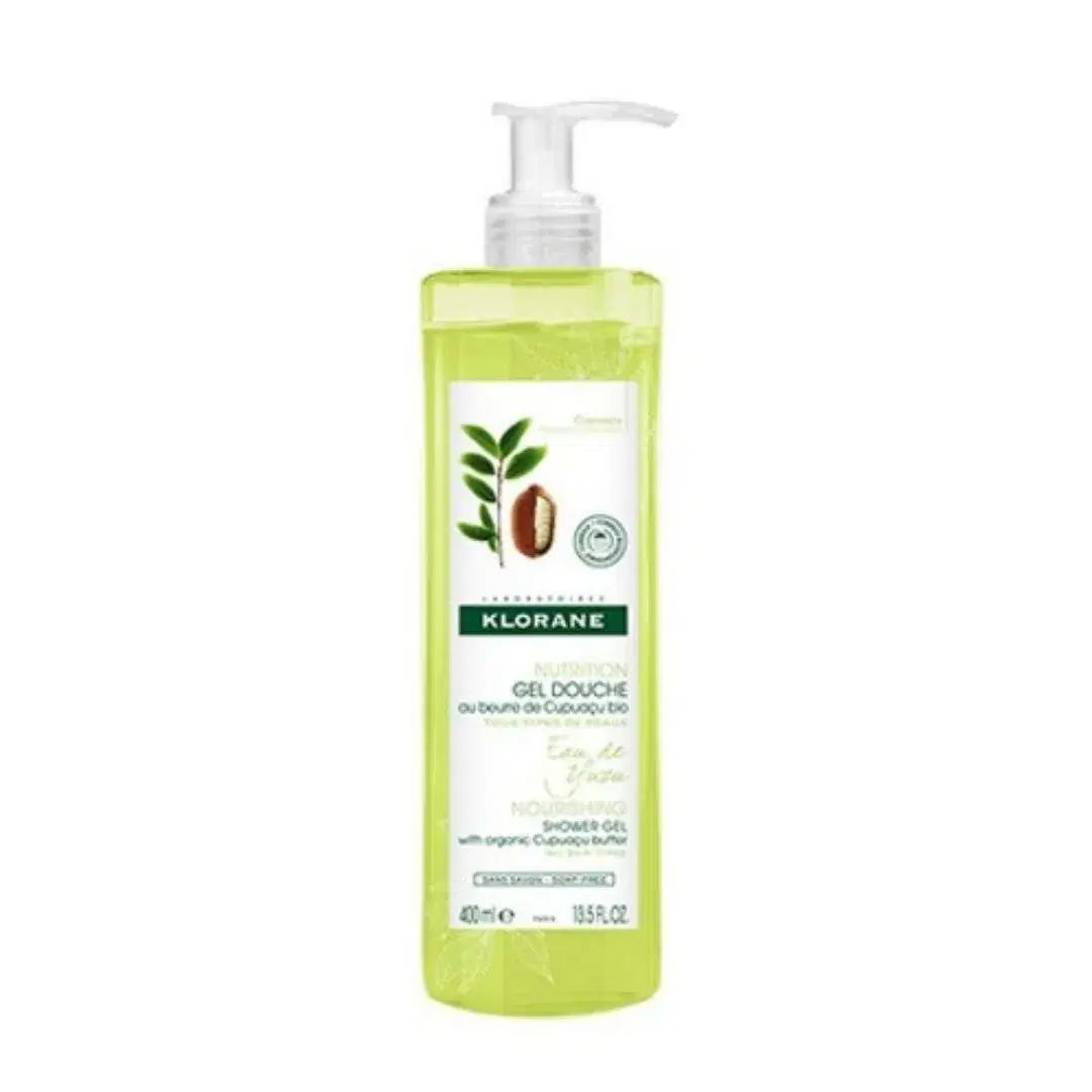 Klorane Gel Doccia Eau De Yuzu per Tutti i Tipi di Pelle 400 ml