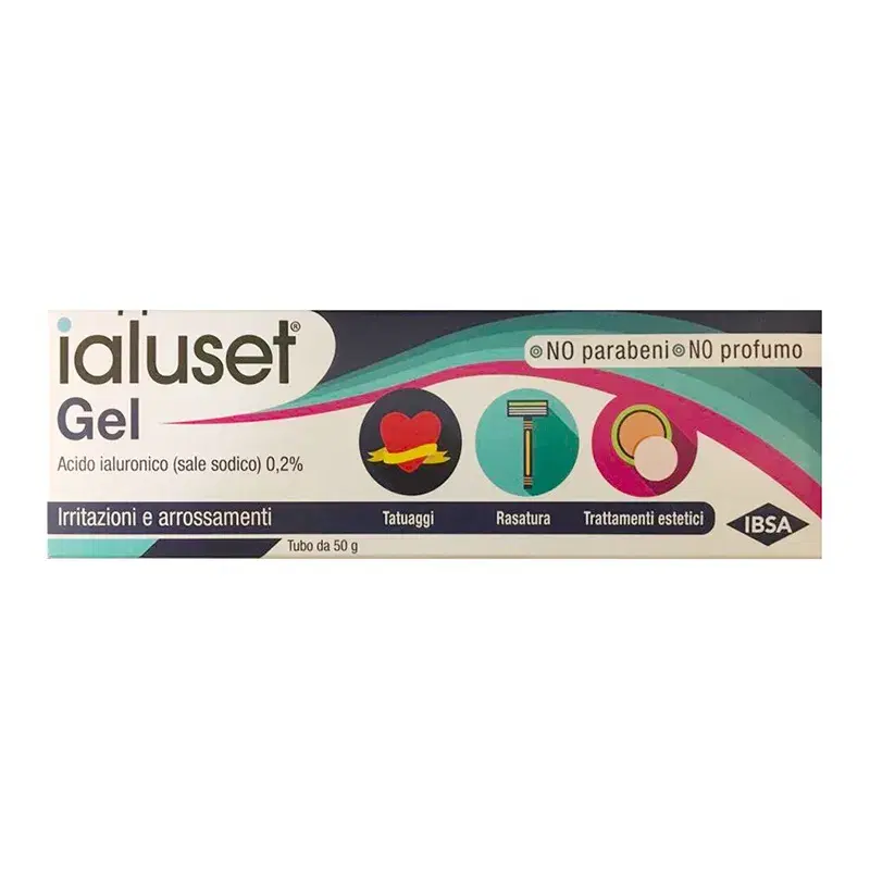 IBSA Linea Dispositivi Medici Ialuset Gel Acido Ialuronico Sale Sodico 50 g